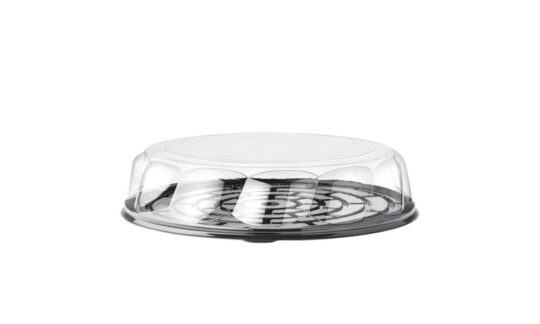Base 22.0 cm Altura 8 VisualDome Circular resq® Negro – CJ x 50 un