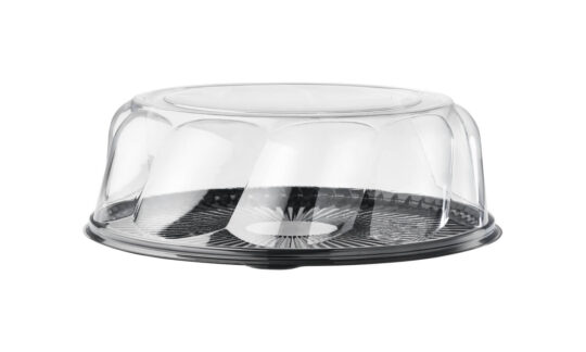Base 33.0 cm Altura 10 VisualDome Circular resq® Negro – CJ x 50 un
