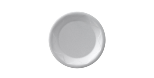 Plato Wave 15.5 cm Blanco – Pq x 20 un / BL x 480 un