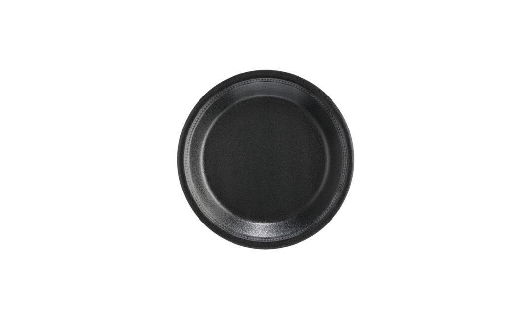 Plato Espumado 18.0 cm Negro – Pq x 20 un / BL x 480 un