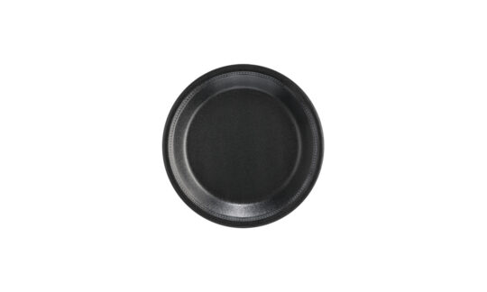 Plato Espumado 18.0 cm Negro – Pq x 20 un / BL x 480 un
