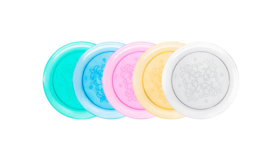 Plato Cristal colores surtidos 18cm