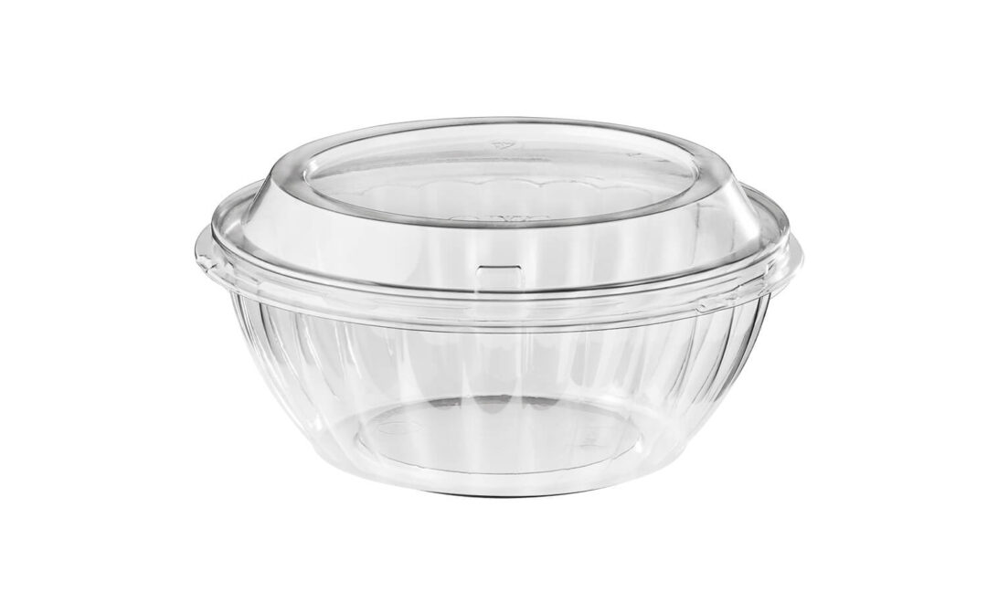 Contenedor Doble Uso Cristal 32 oz con Tapa – 100 un