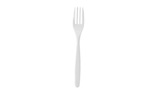 Tenedor Color Clean Touch® Blanco – 1000 un