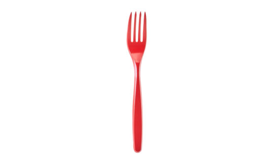 Tenedor Color Clean Touch® Rojo Vivo – 240 un