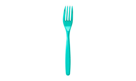 Tenedor Cristal Clean Touch® Verde Cristal – 240 un