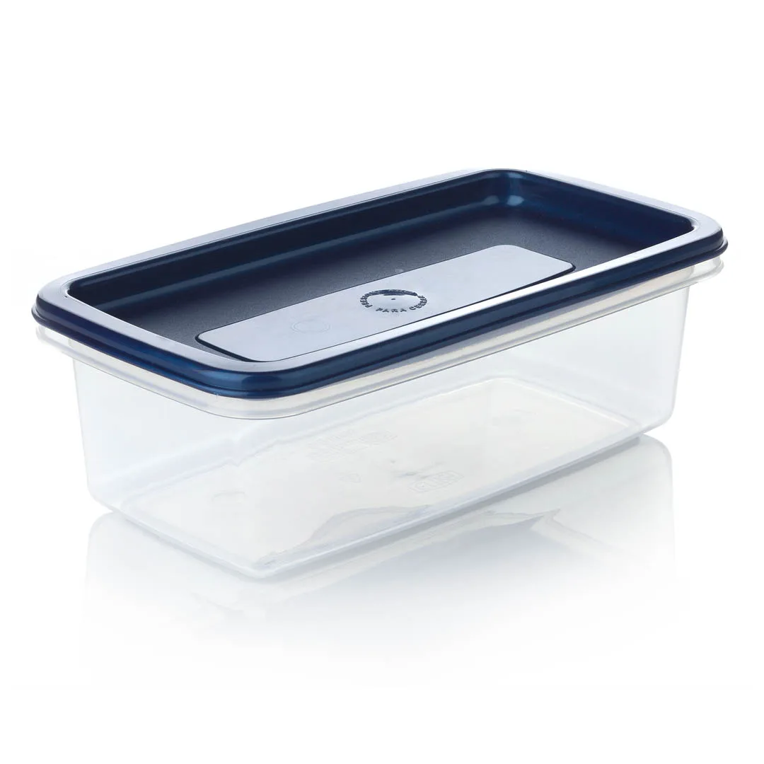 Contenedor Plus Rectangular 0.9 L con tapa