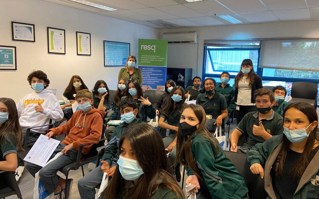 Visita del Colegio y Liceo Monseñor Lasagna de Melo.