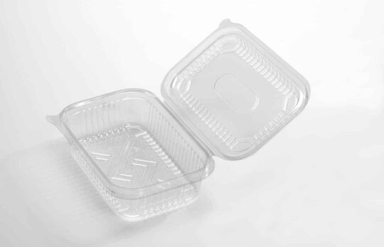 Estuche rectangular PET 885 ml – 50 Unidades