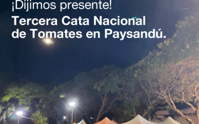 DARNEL PRESENTE EN LA TERCERA CATA DE TOMATES EN PAYSANDÚ.