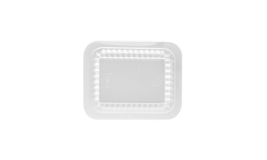 Tapa PET p/molde d ealuminio de 8 oz