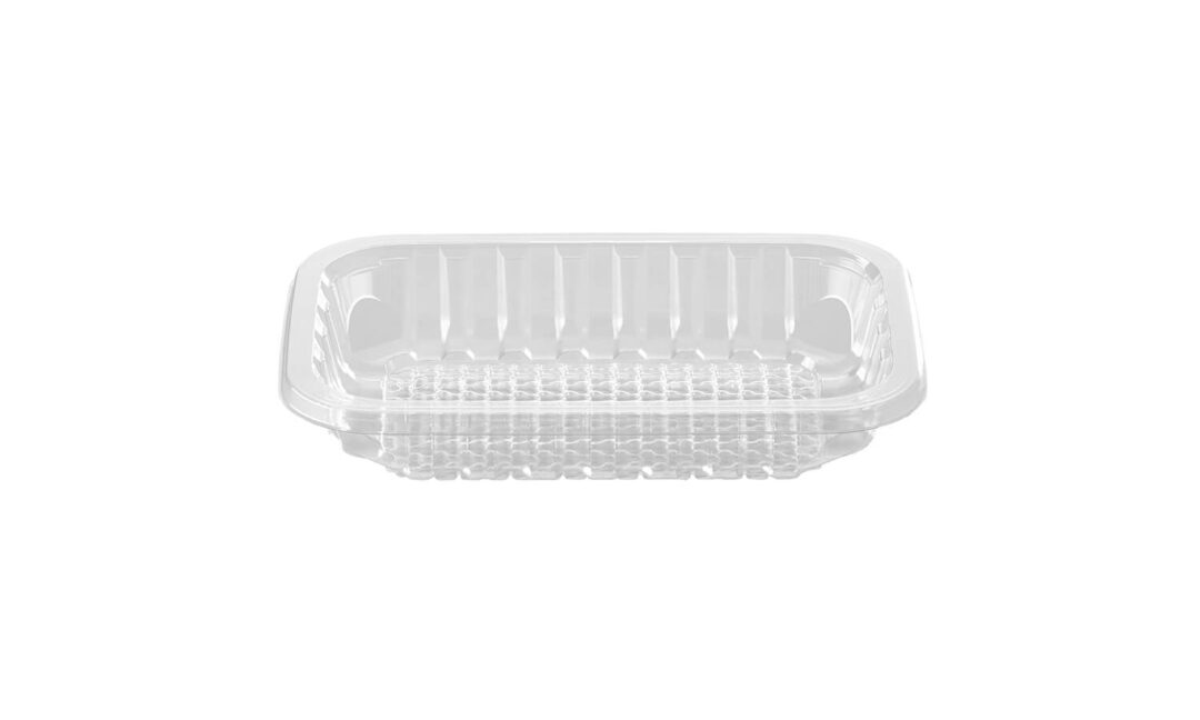 Bandeja Termosellable Cristal 18.8 x 14.3cm (retiene 25g de líquido)
