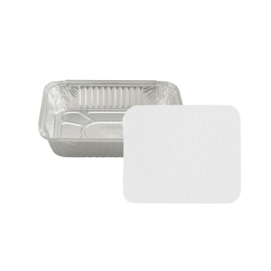 Molde de Aluminio 40 oz con Tapa de Cartón Aluminizado