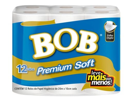 12 Rollos de PH BOB PREMIUM SOFT 6×12 Doble Hoja 20m