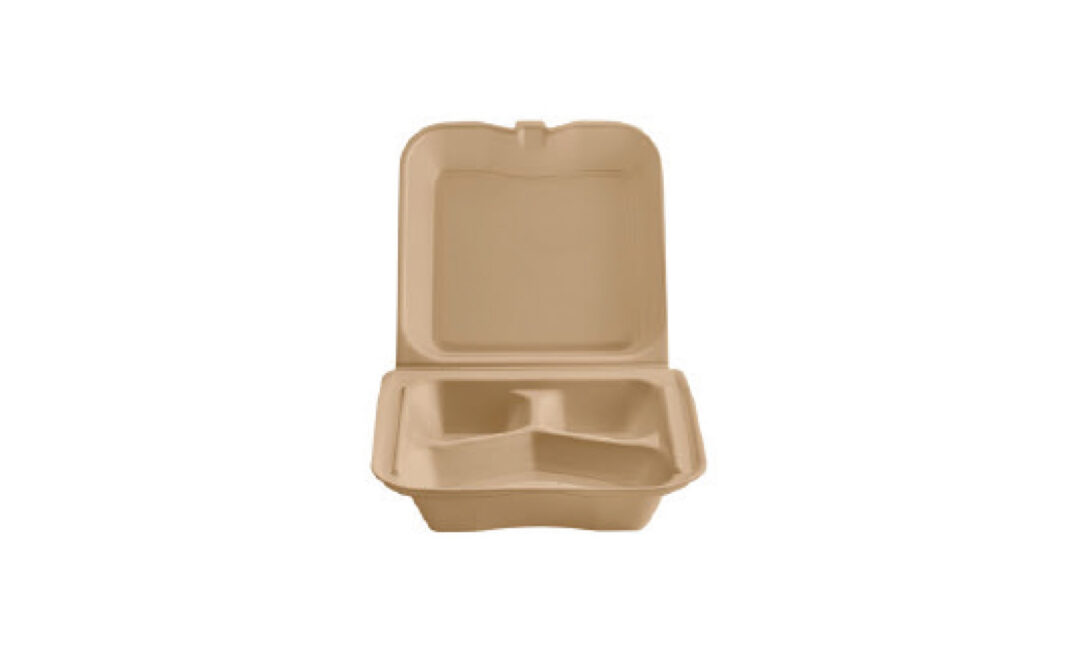 Portacomidas P-3 BIO (21.5 cm x 21 cm) – 200 unidades