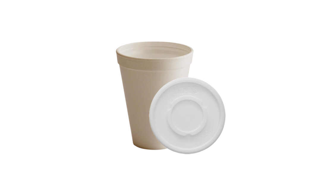 Vaso Térmico Biodegradable 12 oz con Tapa Rígida® – CJ x 500 unidades