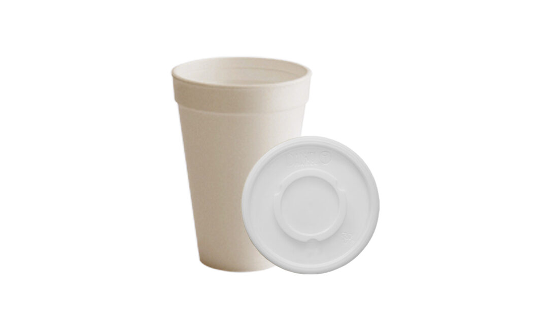 Vaso Térmico Biodegradable 16 oz con Tapa Rígida – CJ x 500 unidades