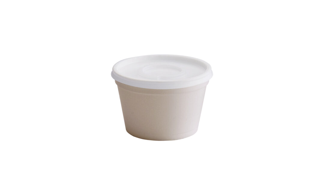 Contenedor Térmico BIO 8 oz con Tapa Rígida – 500 unidades