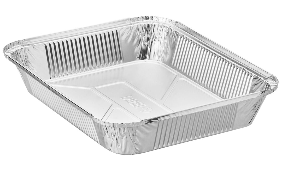 Molde de Aluminio 104 oz 32.5cm x 26.6cm – 100 Unidades - Imagen 2
