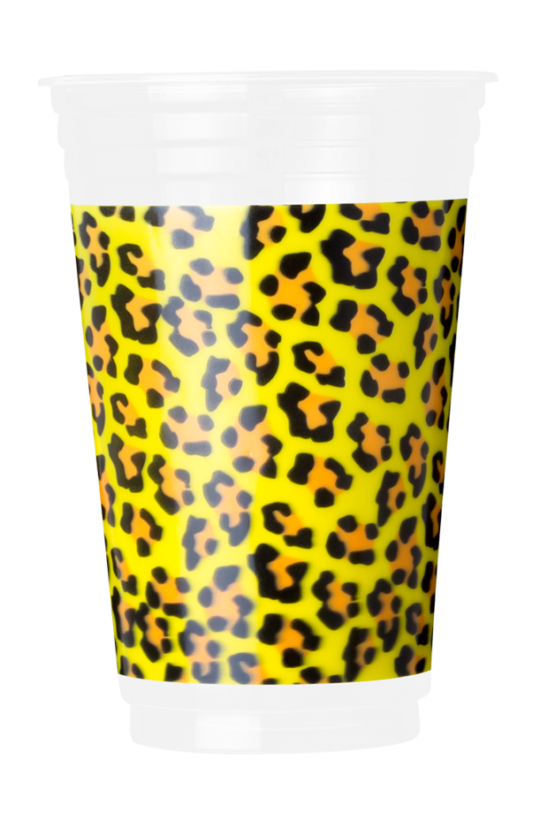 Vaso descartable print amarillo 330ml – 300 Unidades