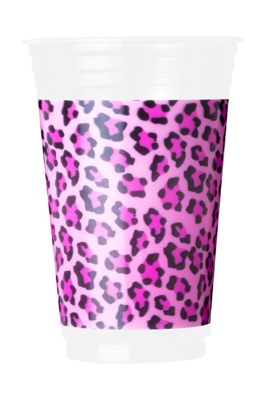 Vaso descartable print rosado 330ml – 300 Unidades