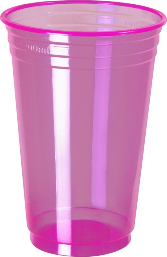 Vaso Neón Rosa 330ml – 500 Unidades