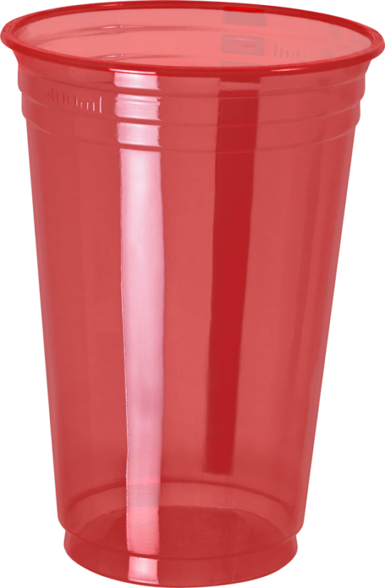 Vaso Neón Rojo 330ml – 500 Unidades