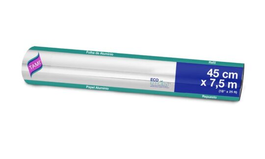 Papel Aluminio Tami 45 cm x 7.5 m – 25 Unidades