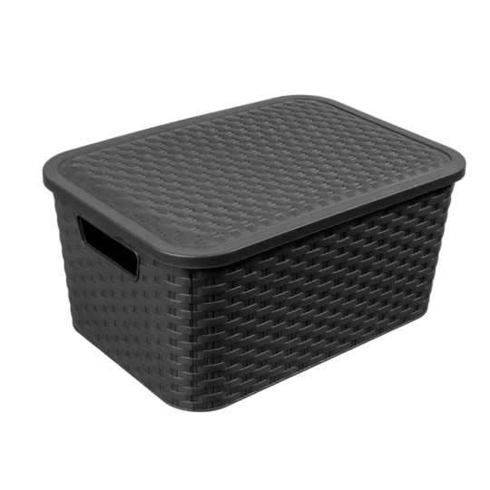 Caja Rattan 4 L Wengue CJx12Un