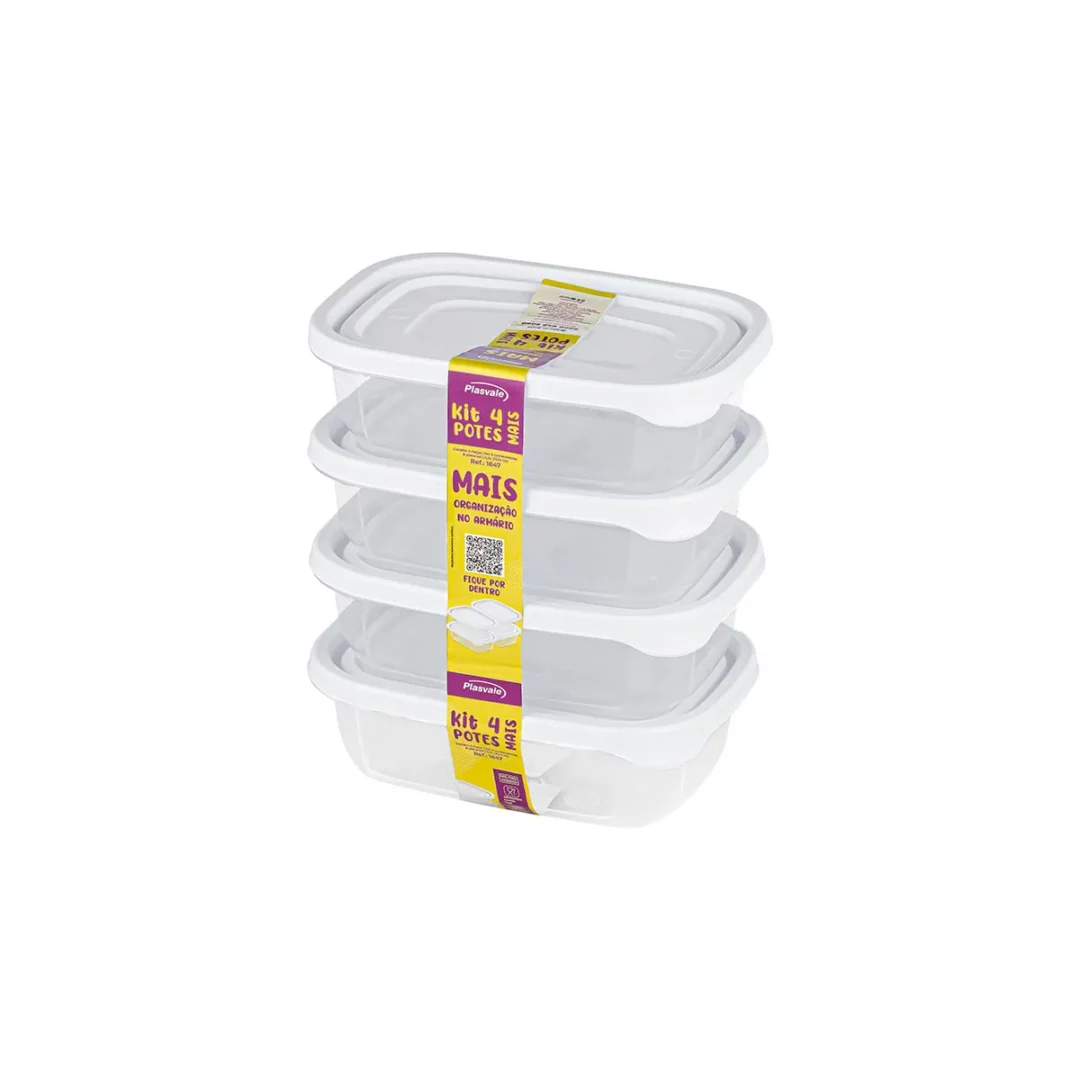 Set 4 Contenedores 300ml – 12 Unidades