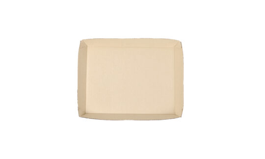 Bandejas de Papel con Bamboo (21.3 x 15.0 cm) – Caja x 750 ud